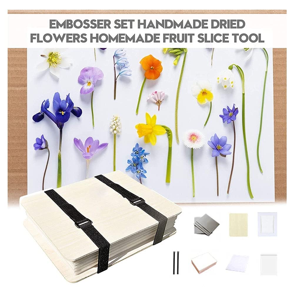 CENPEK Bloempers Kit 6 Lagen 6 x 8 Blad Persset voor DIY Gedroogde Geperste Bloemen Bladeren DIY Hars Sieraden Hanger Ambachten