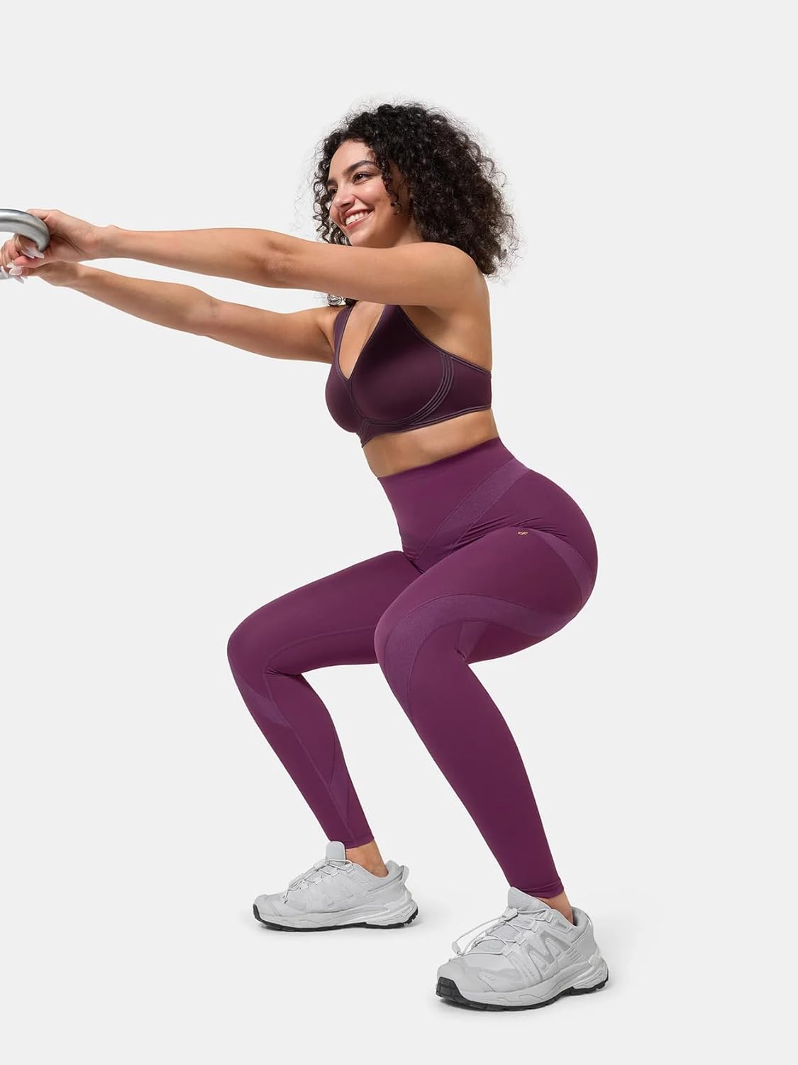 Fanka Powerband Resistance FlowX Leggings, Built-in Mesh Resistance Bands, 15 lbs Added Resistance, Core Support, High Waist - Image 4