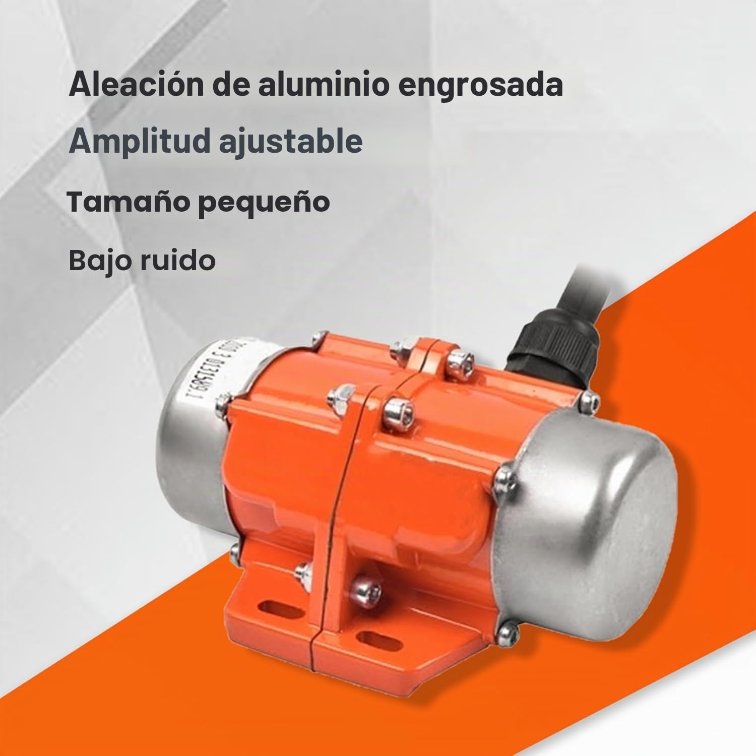 Motor Vibratorio Sin Escobillas DC 30W 4000RPM con Controlador de Velocidad 24V y Fuerza de Vibración Ajustable para Alta Precisión