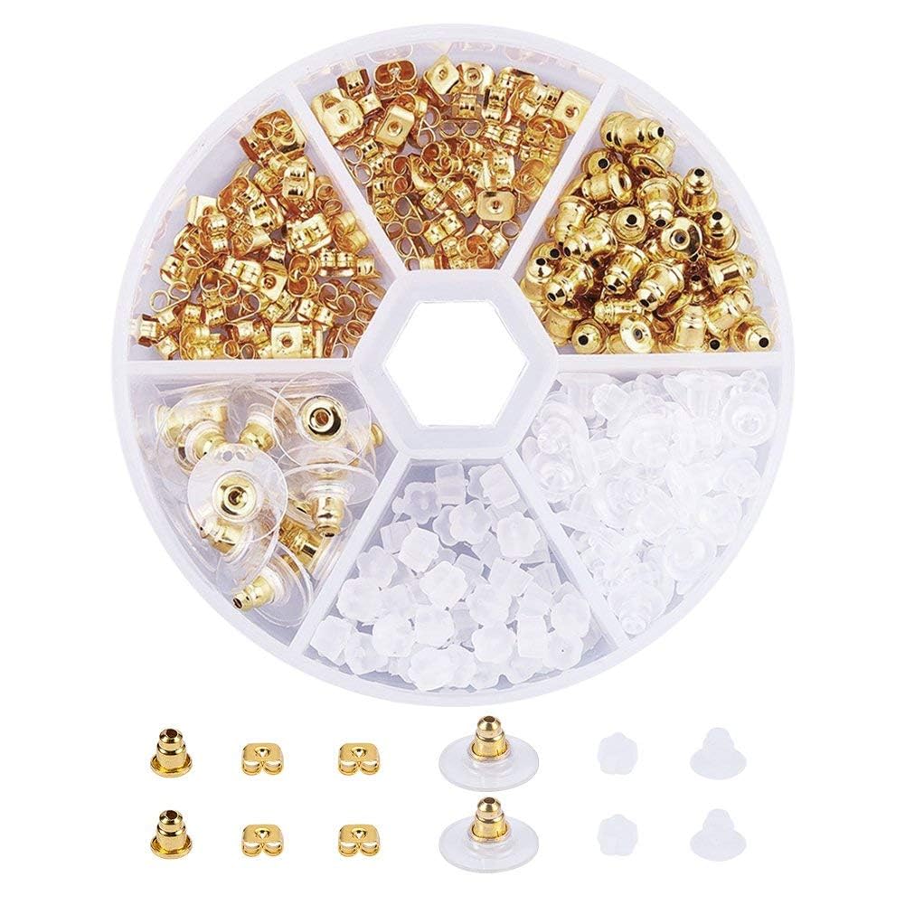 DIY Crafts Pack of 25 Pcs, Silver, Pairs Bullet Clutch Earring Backs with Pad Earring Safety Backs (Silver Gold Cl(Pack of 25 Pcs, Silver) (B07M9P1T3R) Amazon Price History, Amazon Price Tracker