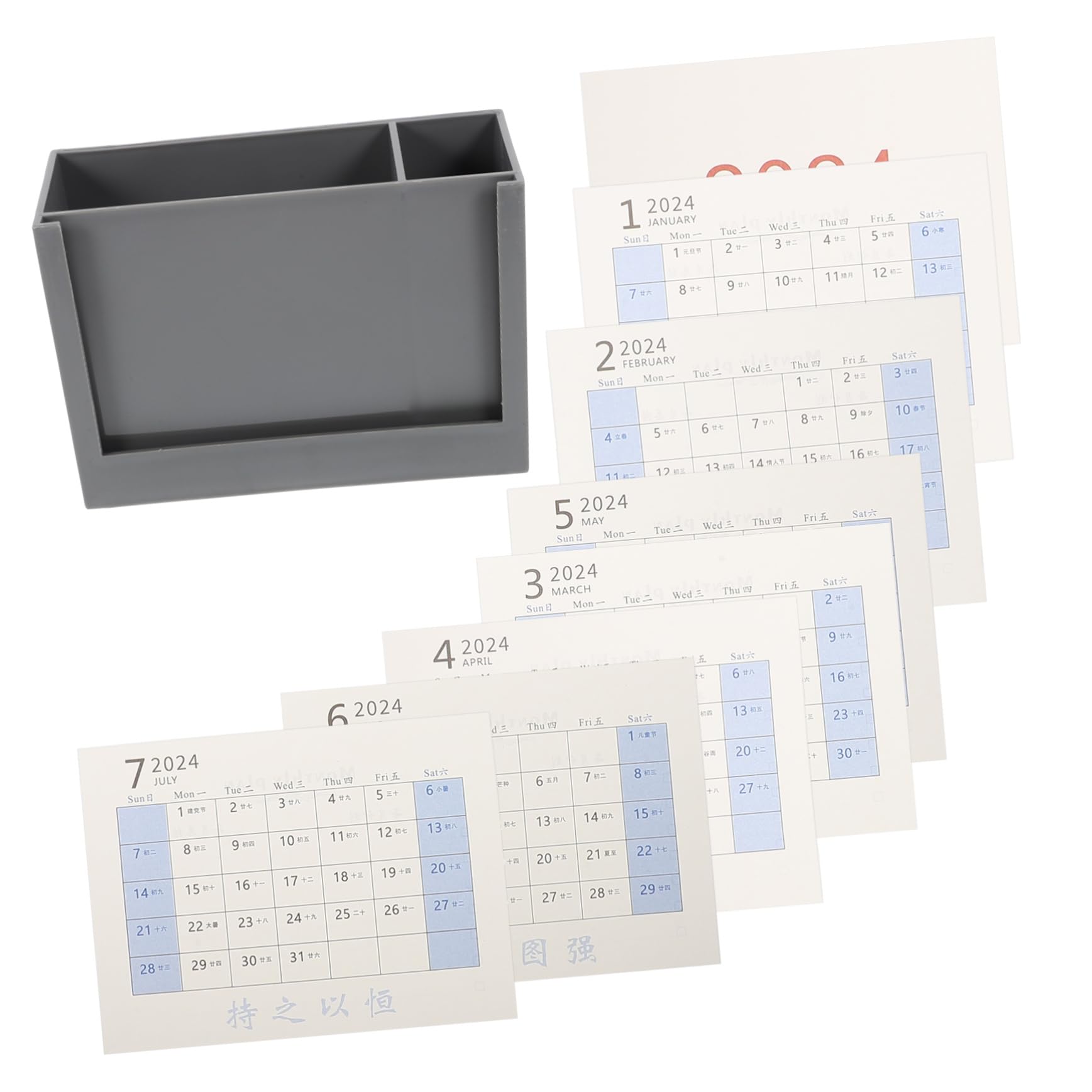 NUOBESTY 3 Pièces Simple Porte-Stylo De Bureau Tasse À Stylo En Plastique Organisateur De Cosmétiques Organisateur De Maquillage Accessoires De Bureau En Plastique Étui À Rouge