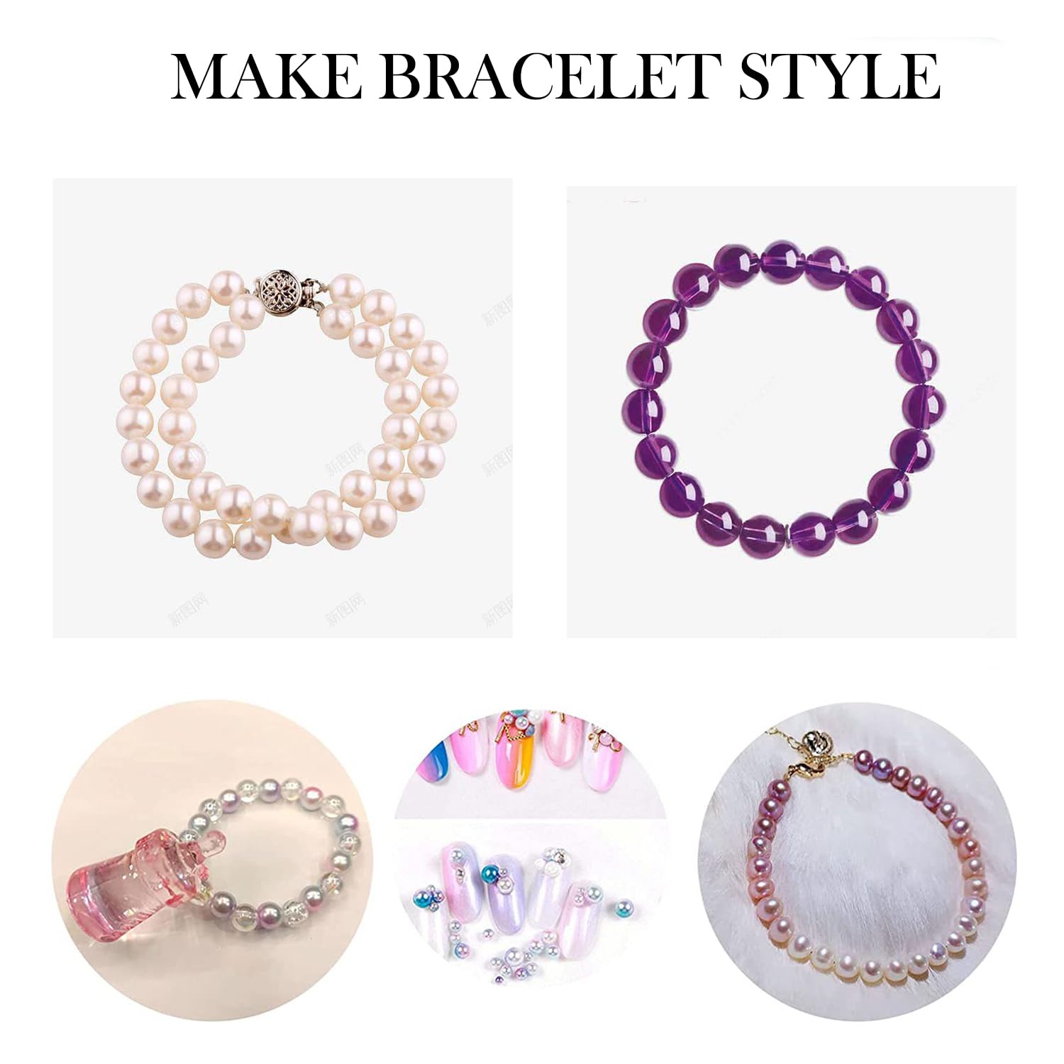 Filo Elastico Per Perline 1mm X 100m - Poliestere, Marrone Cocco, Per Bracciali E Collane Fai Da Te - Foto 7