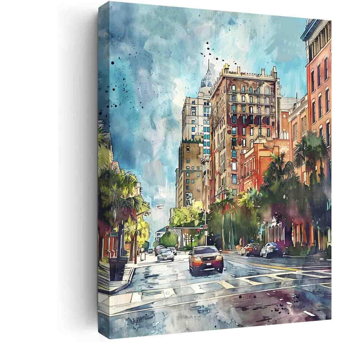 アルチザンハウス ウォールアート C.Jere/GRAVITY Amazon.com: GeRRit Original-Cityscape Travel Poster Watercolor
