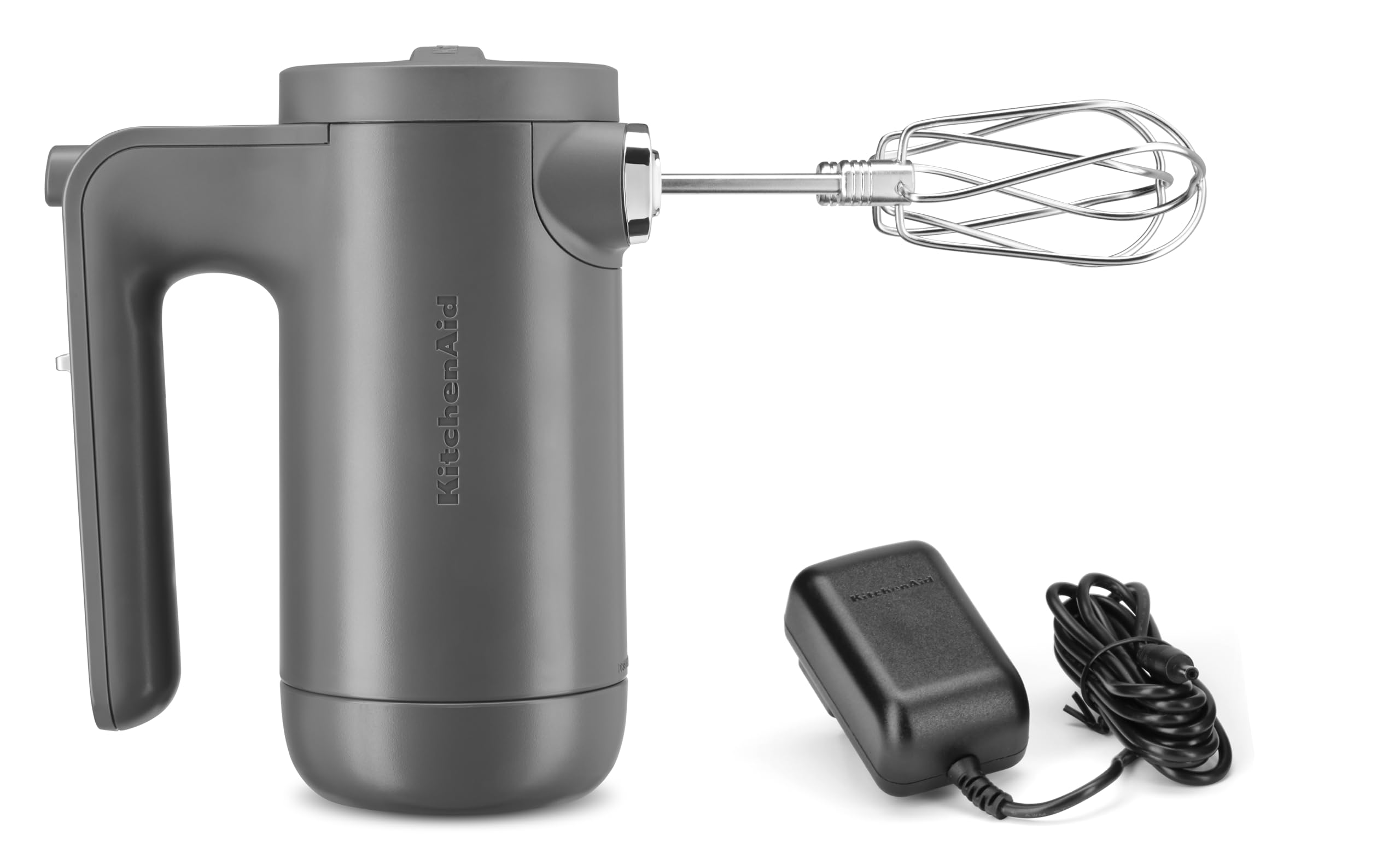 KitchenAid 5KHMB732EDG Anthrazitgrau elektrischer Handrührer kabellos 7 Geschwindigkeiten
