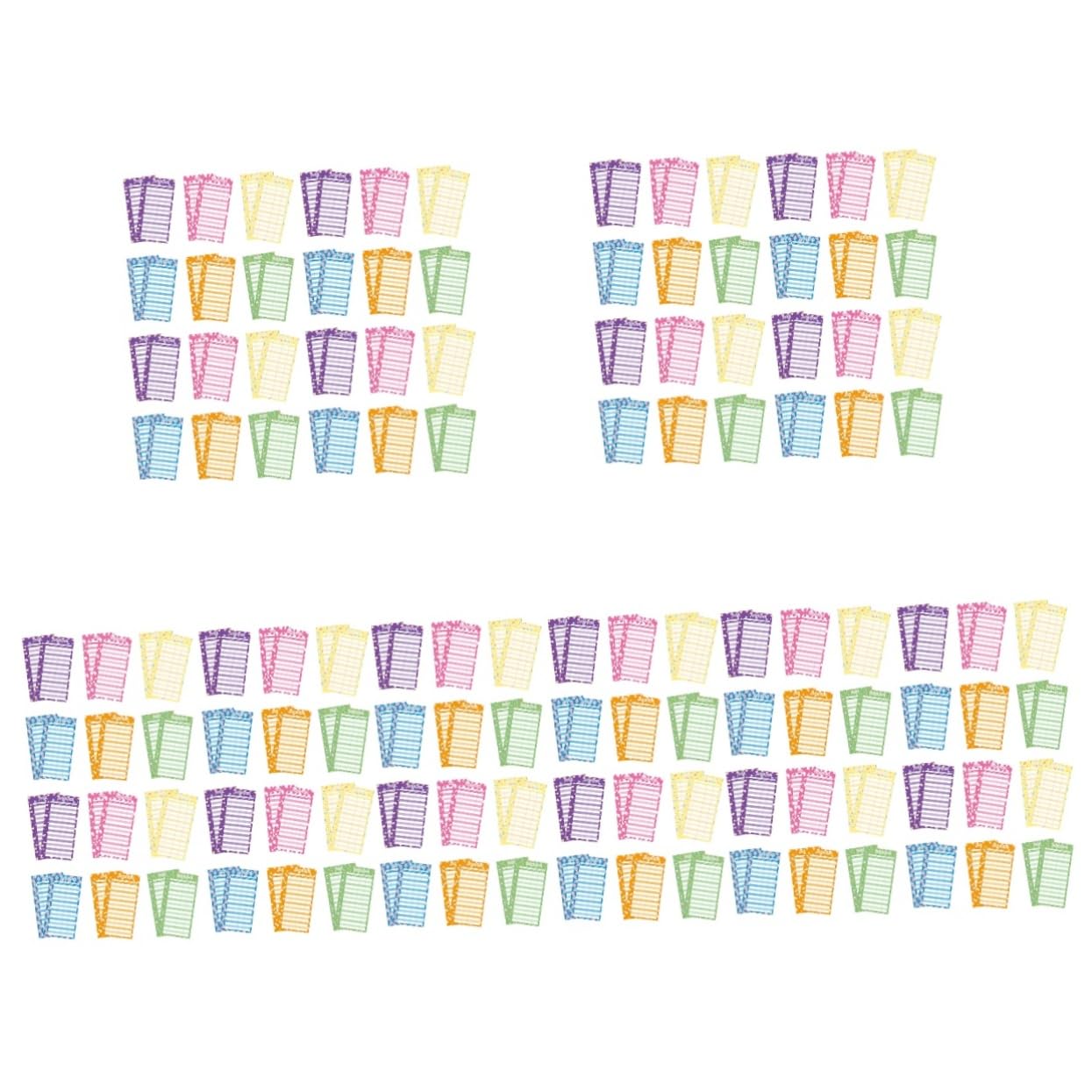 Operitacx 5 Set Carta Di Consumo Di Bilancio Libro Di Risparmio Di Denaro Per Contanti Portafoglio Mensile Organizzatore Di Contanti Raccoglitore Di Bilancio Inserti Ricariche 60 pezzi*5