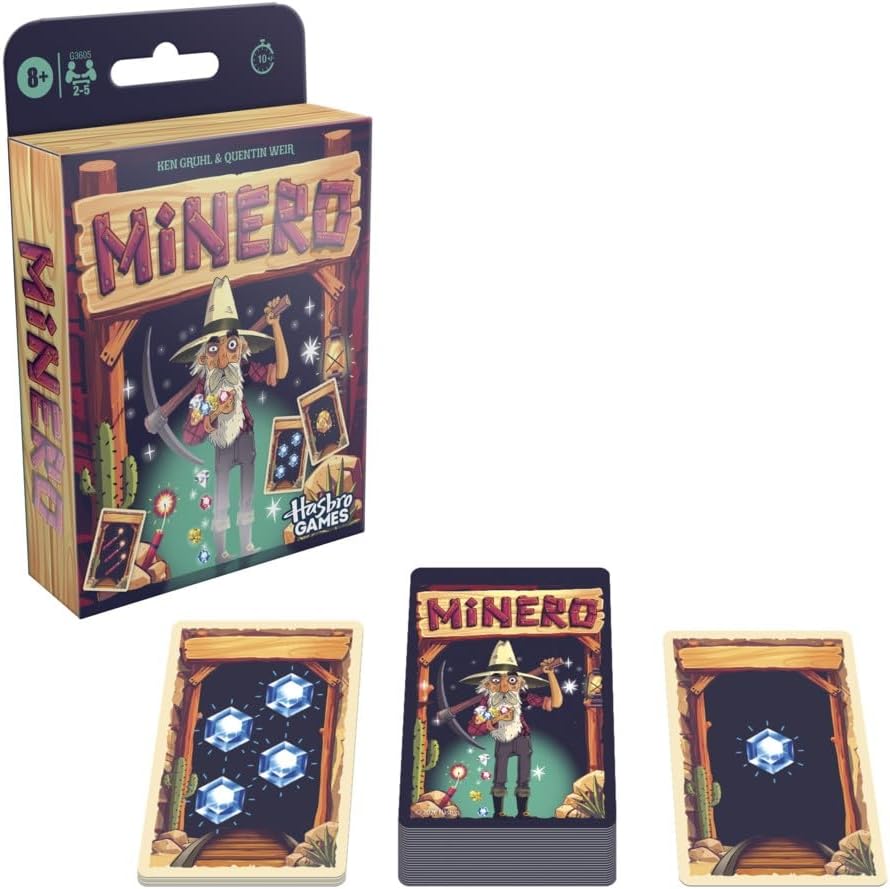MINERO game box showing age and player count