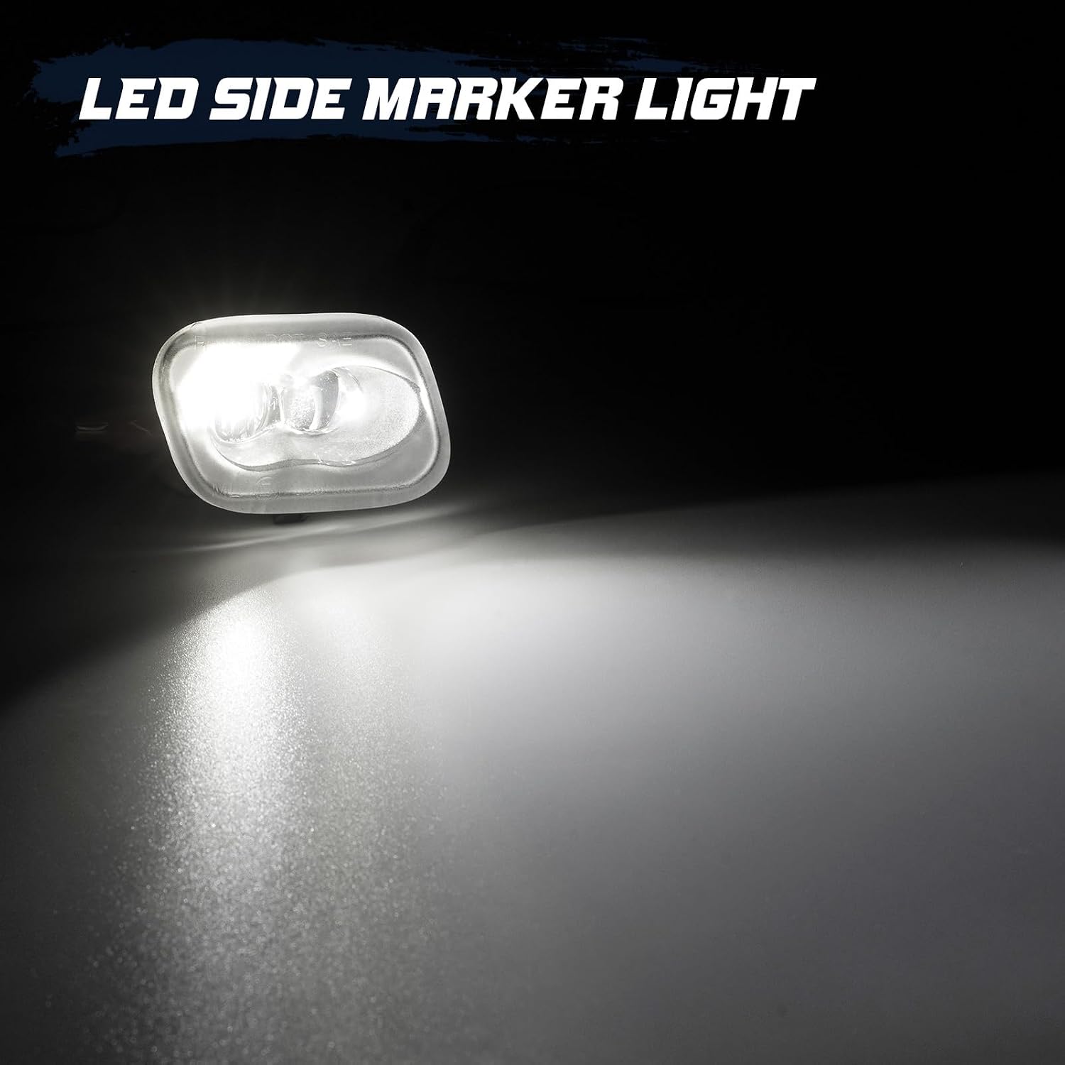 LED Side Mirror Puddle Lights for F150 2015-2025 IP67 Waterproof