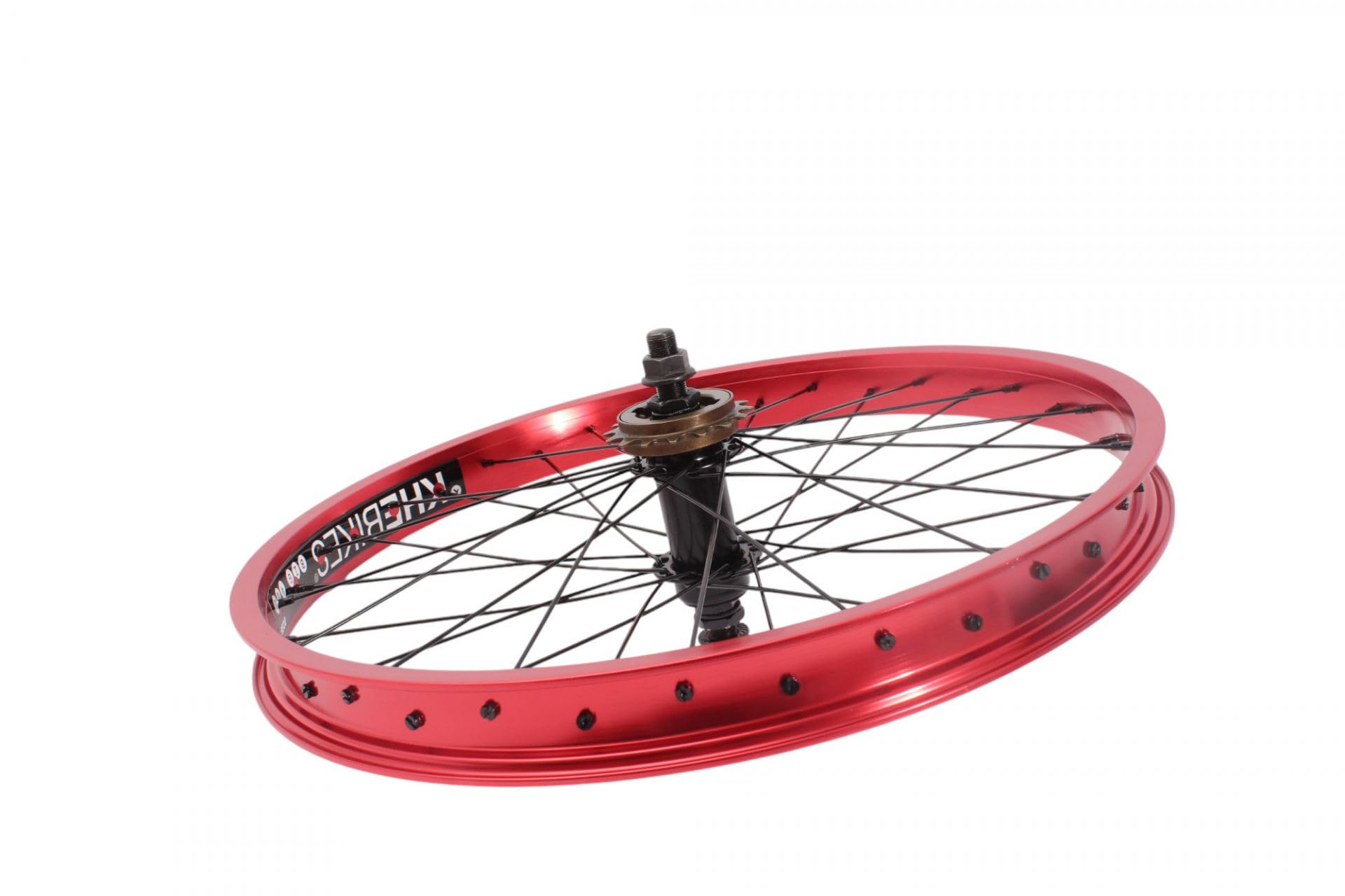Amazon | KHE Prism BMX リアホイール 20インチ レッド アルマイト