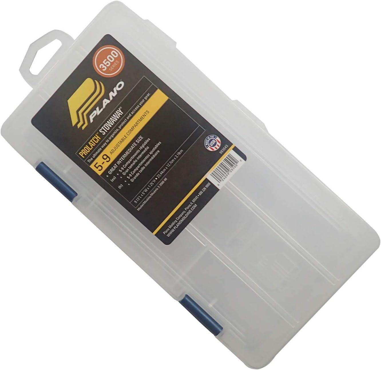Plano 23500-00 Size Stowaway with Adjustable Dividers