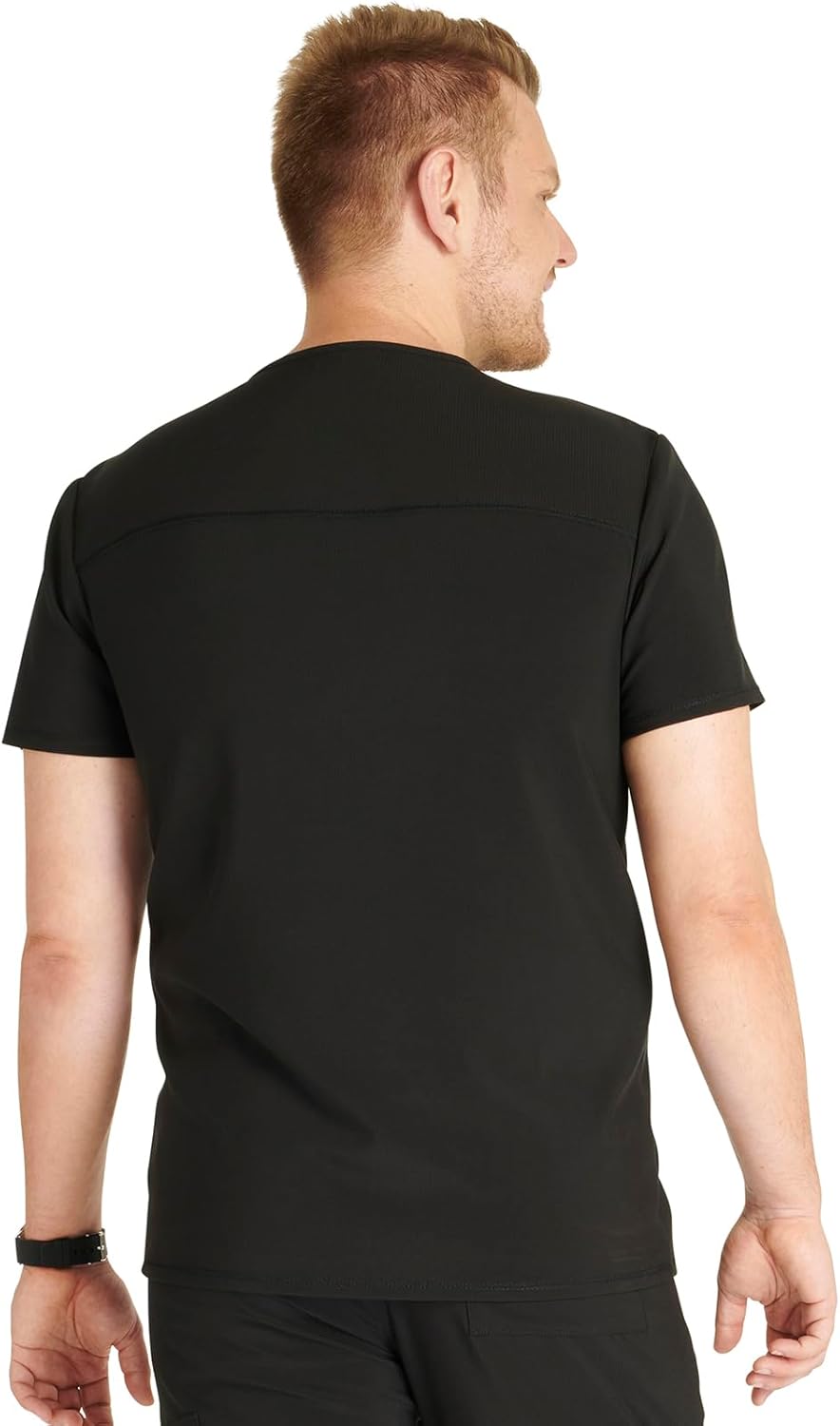 Cherokee Men's V-Neck Scrub Top with 4 Pockets and Back Yoke Seam CK752A - Image 3