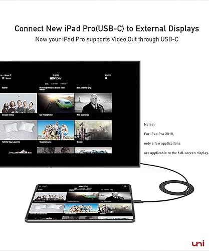 Miniatura 9 de Cable USB C a HDMI para oficina en casa de 6 pies 4K a 60 Hz cable USB tipo C a HDMI Thunderbolt 3 compatible con MacBook Pro 20212020 MacBook Air