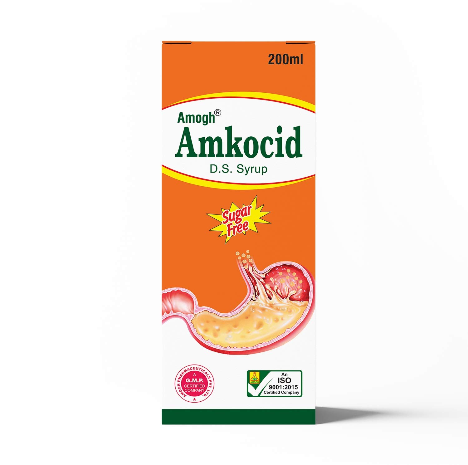 Amogh Amkocid DS Acidity In Stomach SF Syrup 200 Ml-image-25