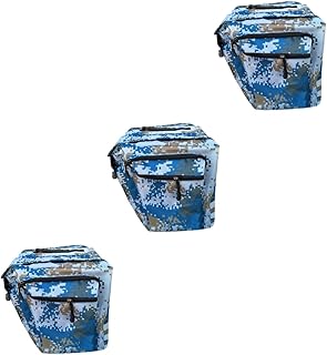 INOOMP Bicicletas 3 Pçs Saco De Sela Bicicleta Saco De Sela De Bicicleta Saco De Rack De Carga Saco De Tronco De Bicicleta Pannier Saco De Bicicleta Saco De Cauda Dupla Rack De Bicicleta