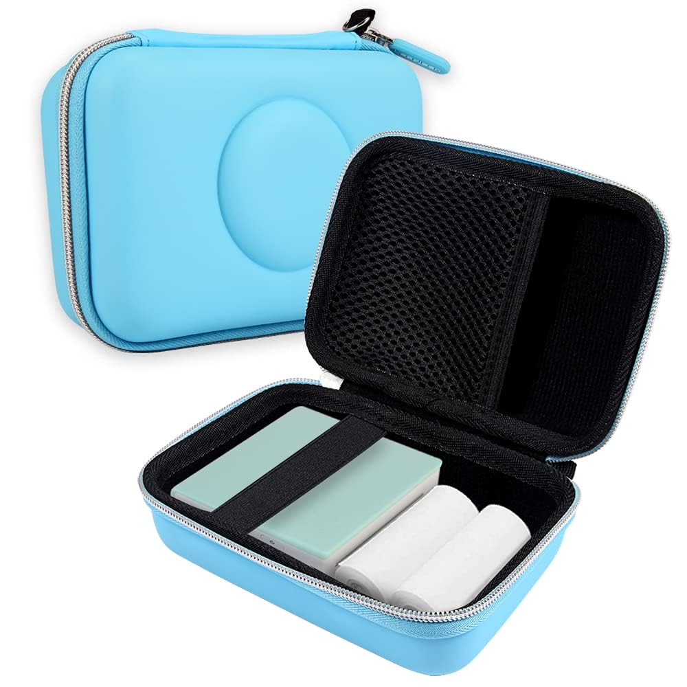 Leayjeen Printers Case Compatible with Phomemo/Memoking/Ponek/SUNLONG M02 Portable Pocket Printer and Mini Bluetooth Wireless Thermal Sticker Printer(Case Only)