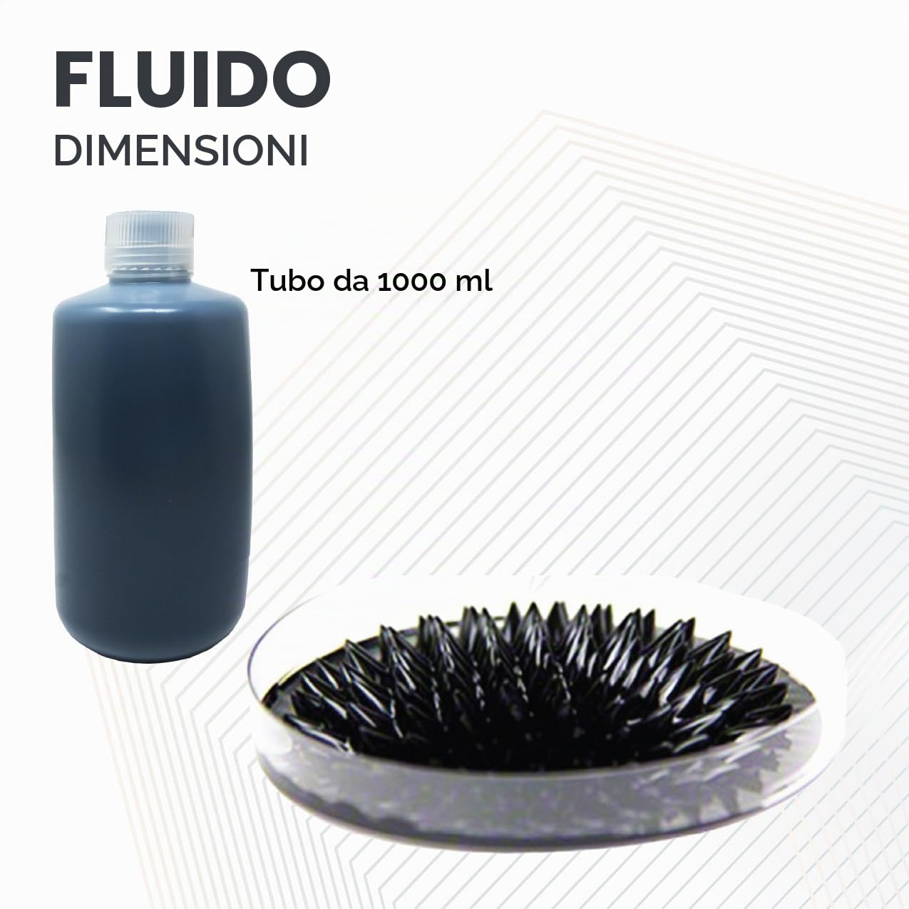 FIRST4MAGNETS Efh1 Ferrofluid 20Ml Per Scienza, Istruzione, Esperimenti, Studenti E Insegnanti - Bottiglia Da 1000ml