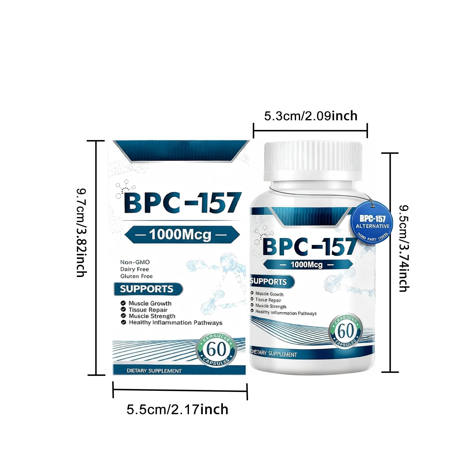 BPC 157 |   de  |            | Non-Gmo - Gluten Free - 60 Pc / 1  BottleB-1 : Amazon.ca: Health & Personal Care