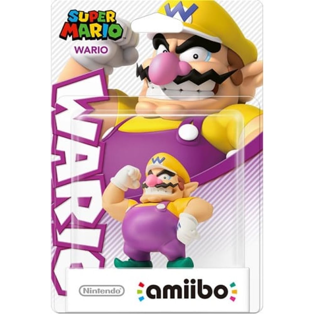 Nintendo 3DS - Amiibo Super Mario - Wario Figurina