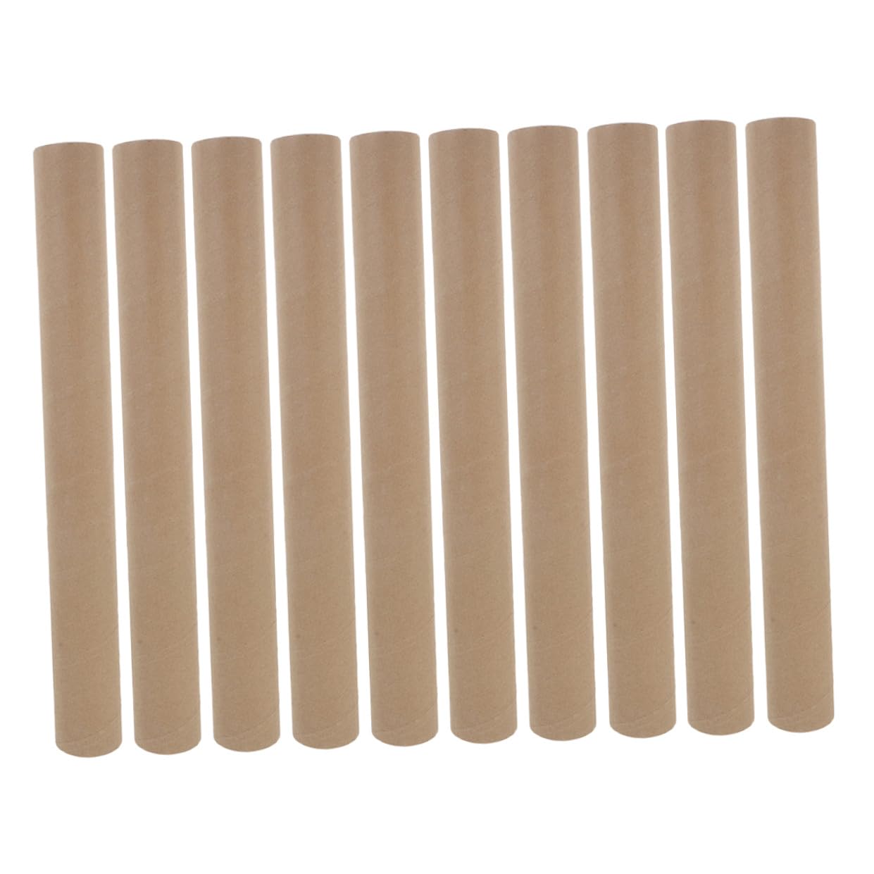 STOBAZA 10pièces Lot de Tubes Cylindriques Carton pour Expédition Affiches Estampes Cartes et Plans Robustes et Réutilisables