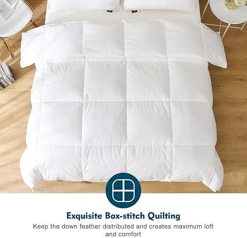 Miniatura 4 de Edredón reversible de microfibra suave de 200 GSM con relleno alternativo de plumón, color verde azulado Super King (100 x 112 pulgadas)