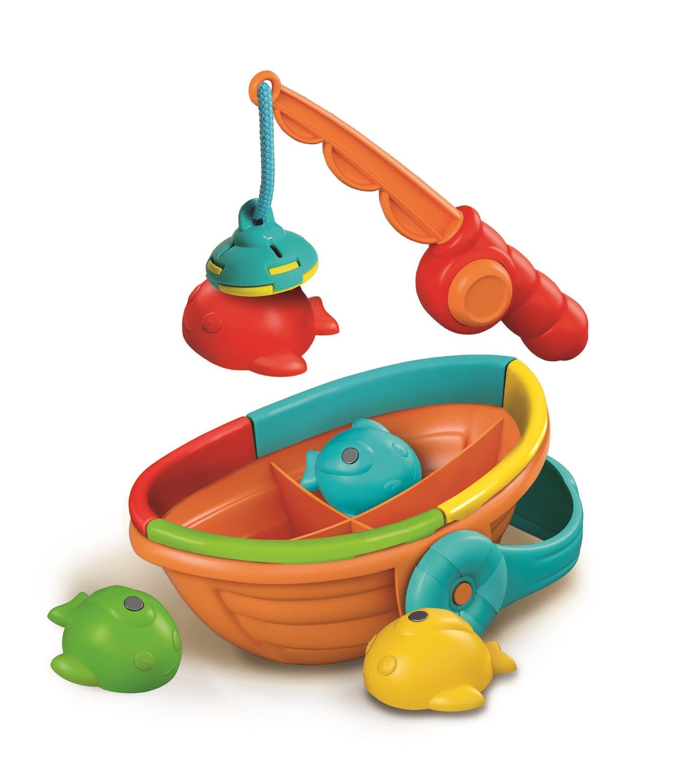 Clementoni - 17513 - Colour Fishing - Early Years , Infant, Activity Toys For 1 Year Olds, Floating Bath Toy For Kids, Made In Italy