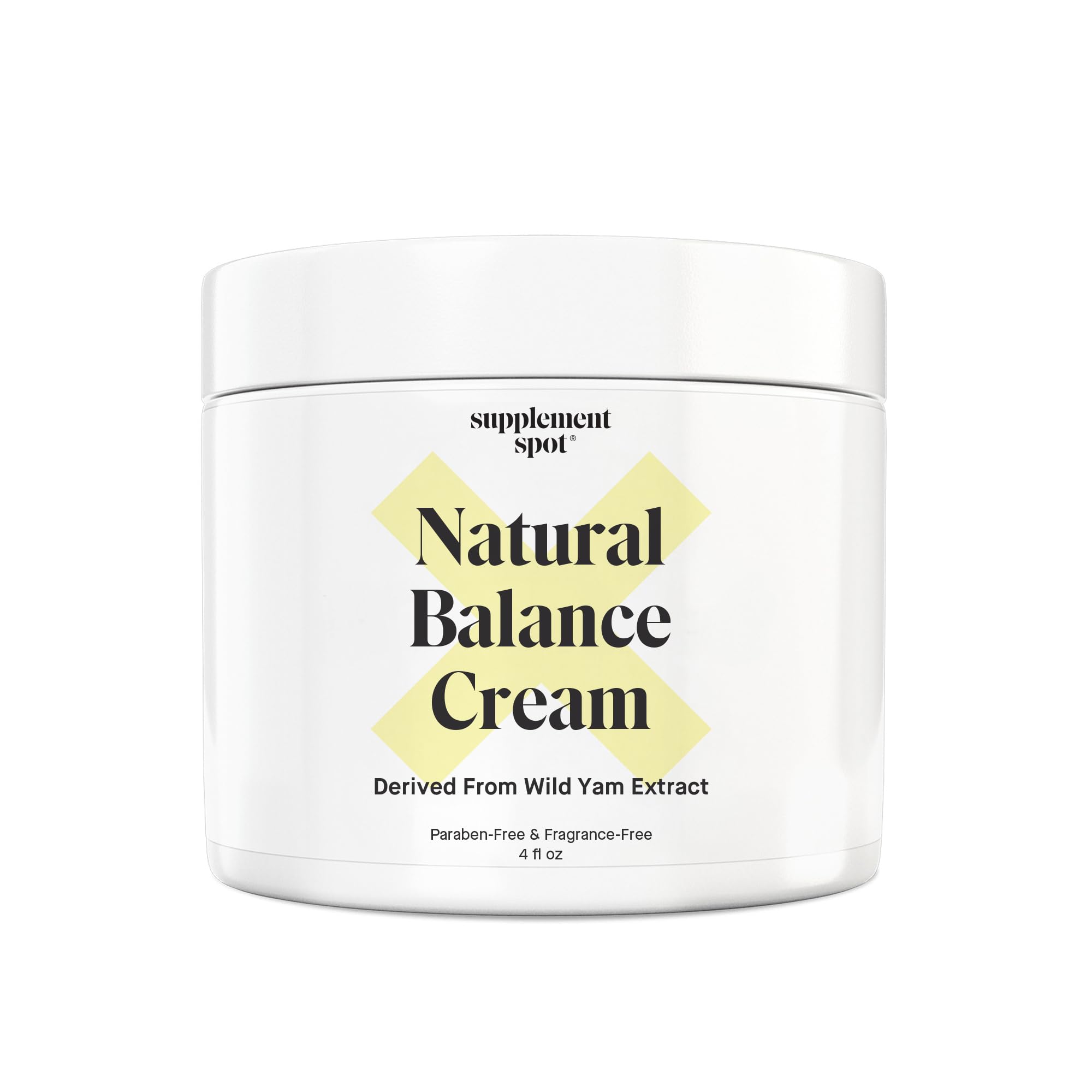 Natural Progesterone Cream for Women – Micronized Bioidentical USP Progesterone Cream from Wild Yam for Menopause Relief & Mood Balance (4 oz.)