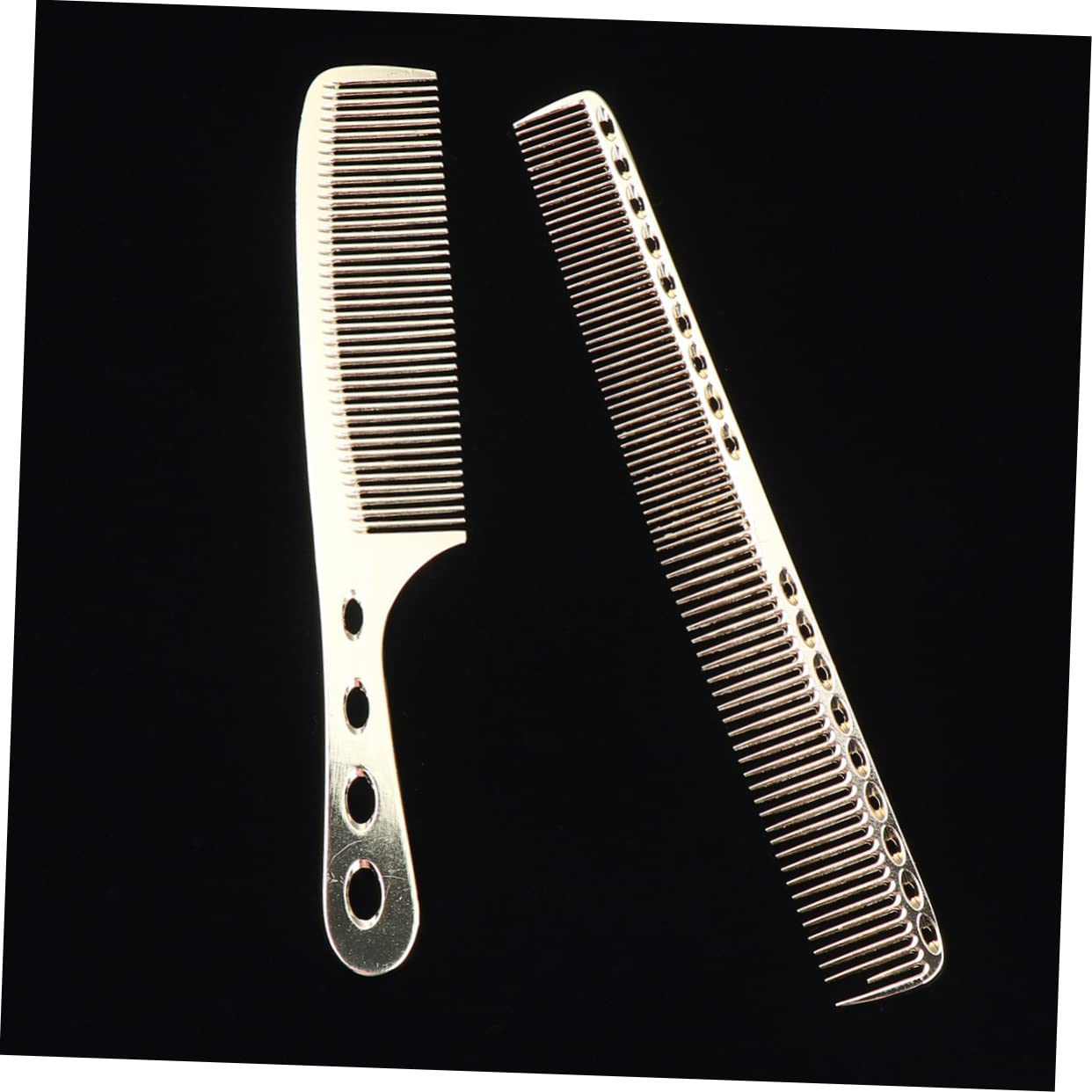 FRCOLOR Lot De 3 Peignes De Massage Pour Homme Accessoire De Coiffure Pour Femmes Et Hommes Dorés S908 S 2 Pièces X 3