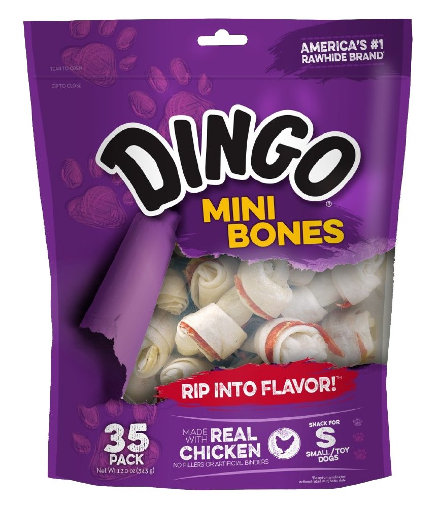 mini rawhide bones