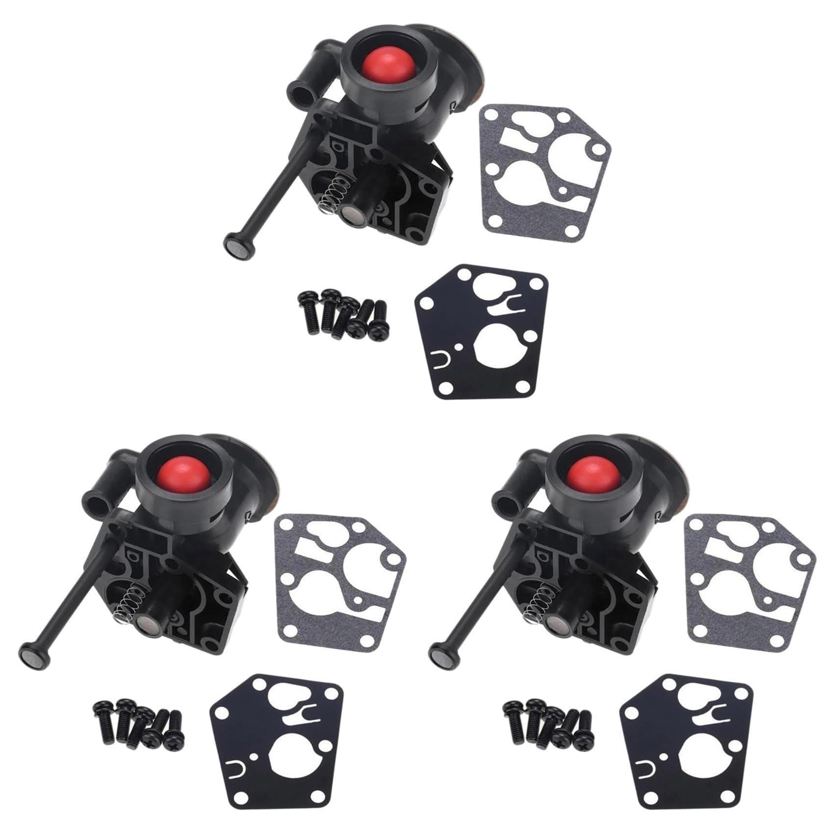 Jnchdghwa 3X Lawn Mower Carburetor Carburetor Tank Set Carburetor Air Filter for 96900 499809 498809A