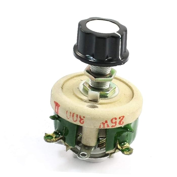 Potenziometro Ceramica 100W 100 Ohm - Rotante, Reostato, Per Fai Da Te - Foto 8