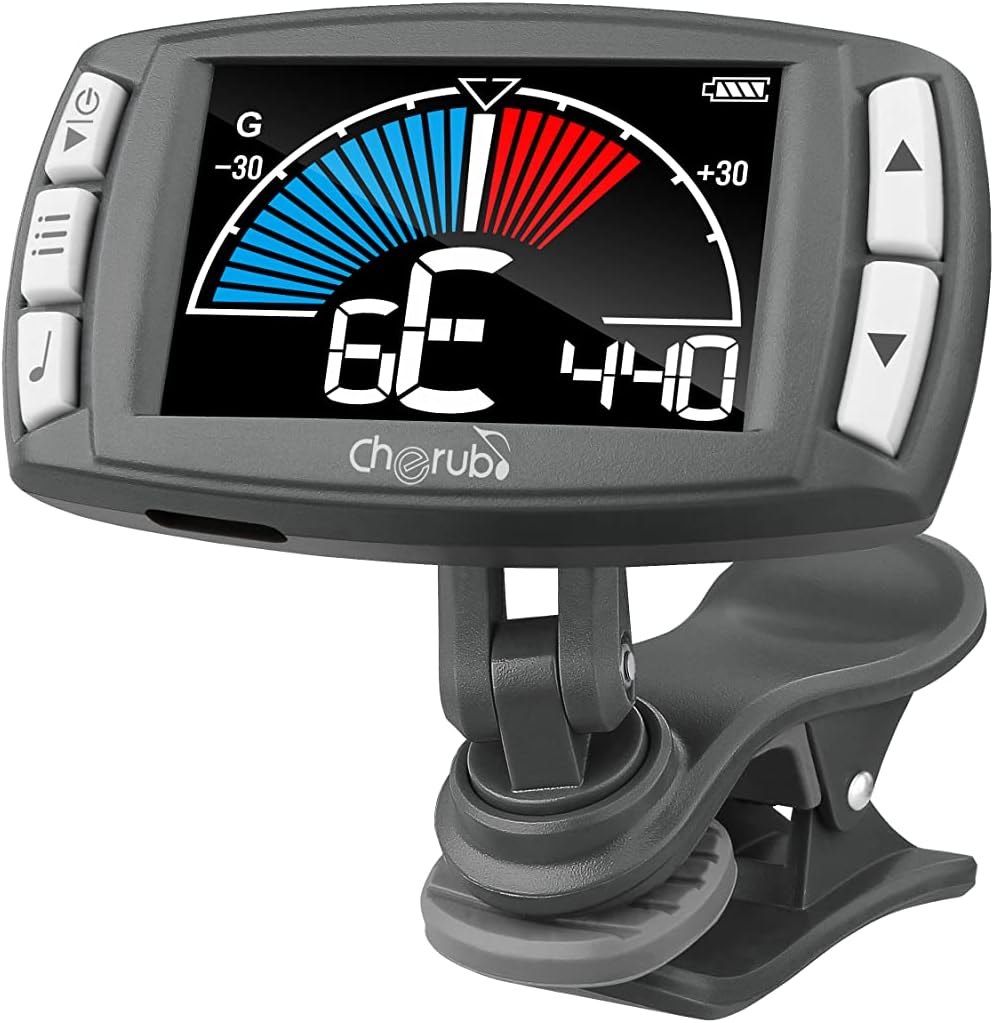 CHERUB - Tuner Chromatic Clamp - Rechargeable Battery