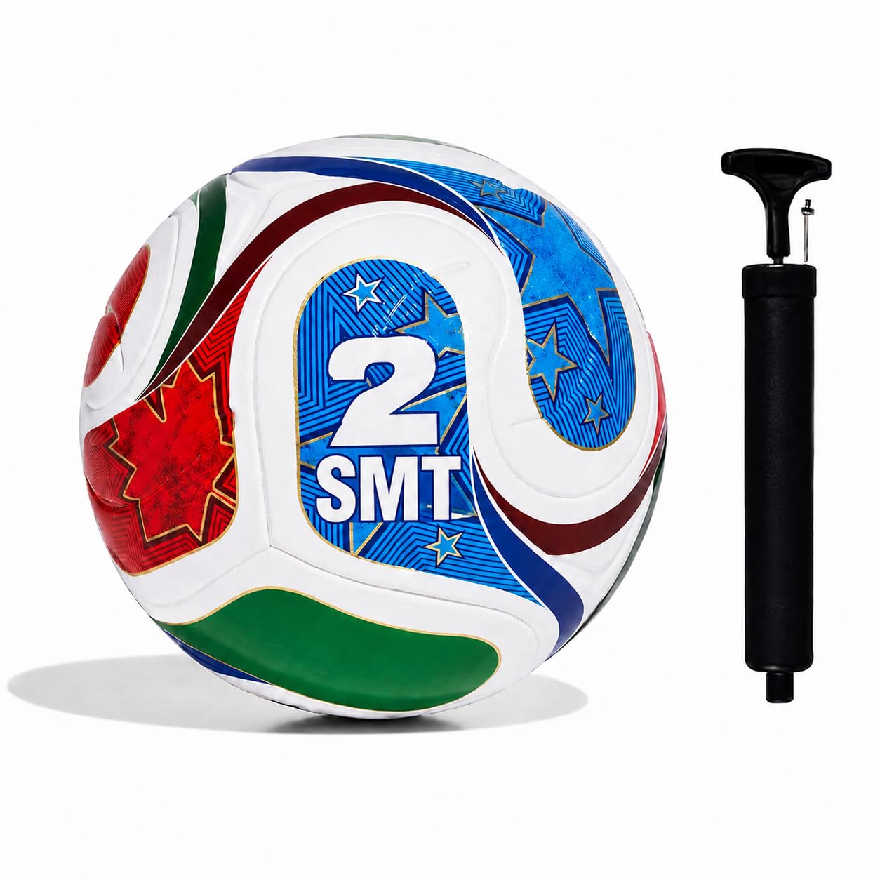 SMT World Cup 2026 NEW Hand Stitched Football Size -5 (Pack of 1)-image-24