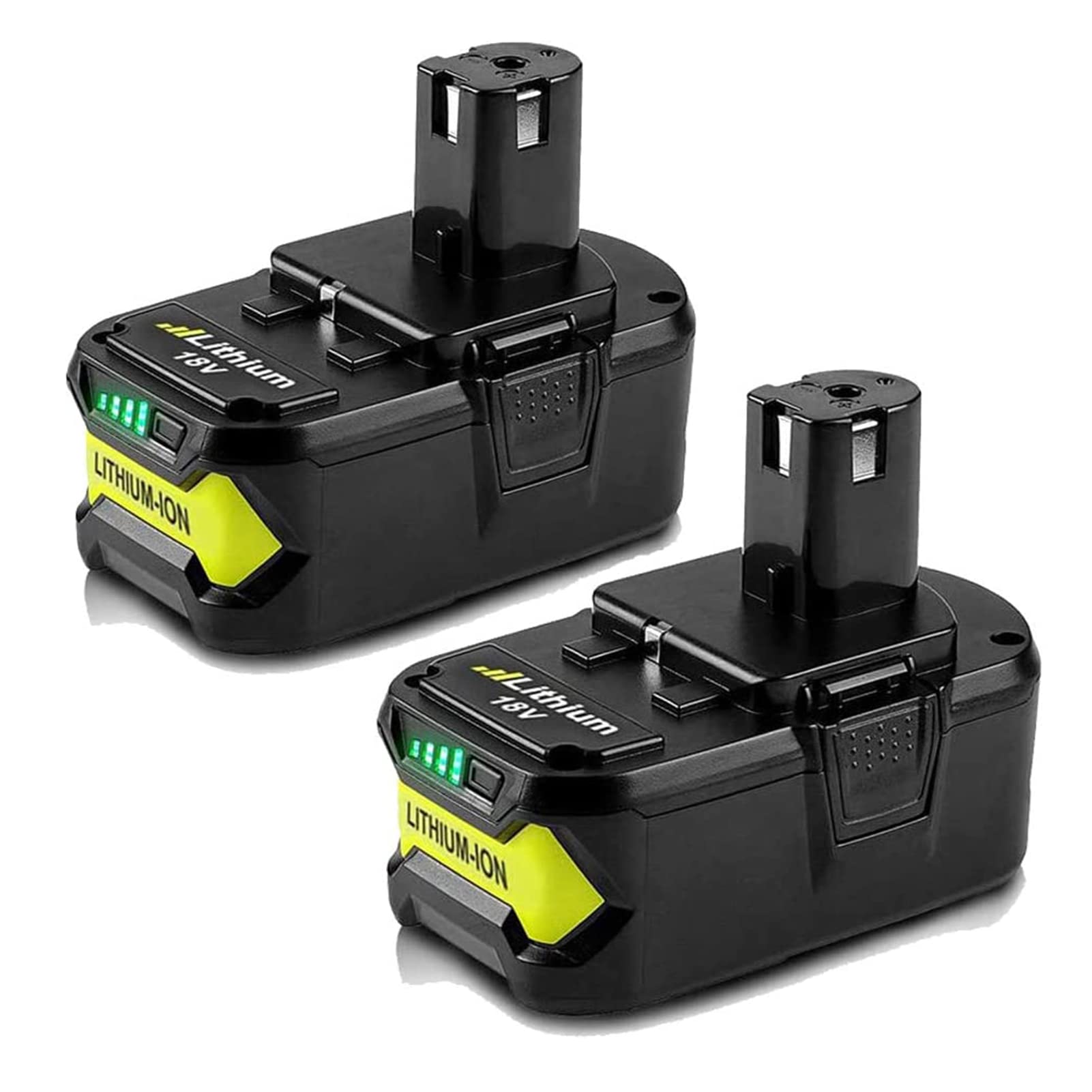 18V 6000mAh High Capacity Replacement for Ryobi P108 P105 P102 P103 P107 P109 P104 P100 Lithium-ion 