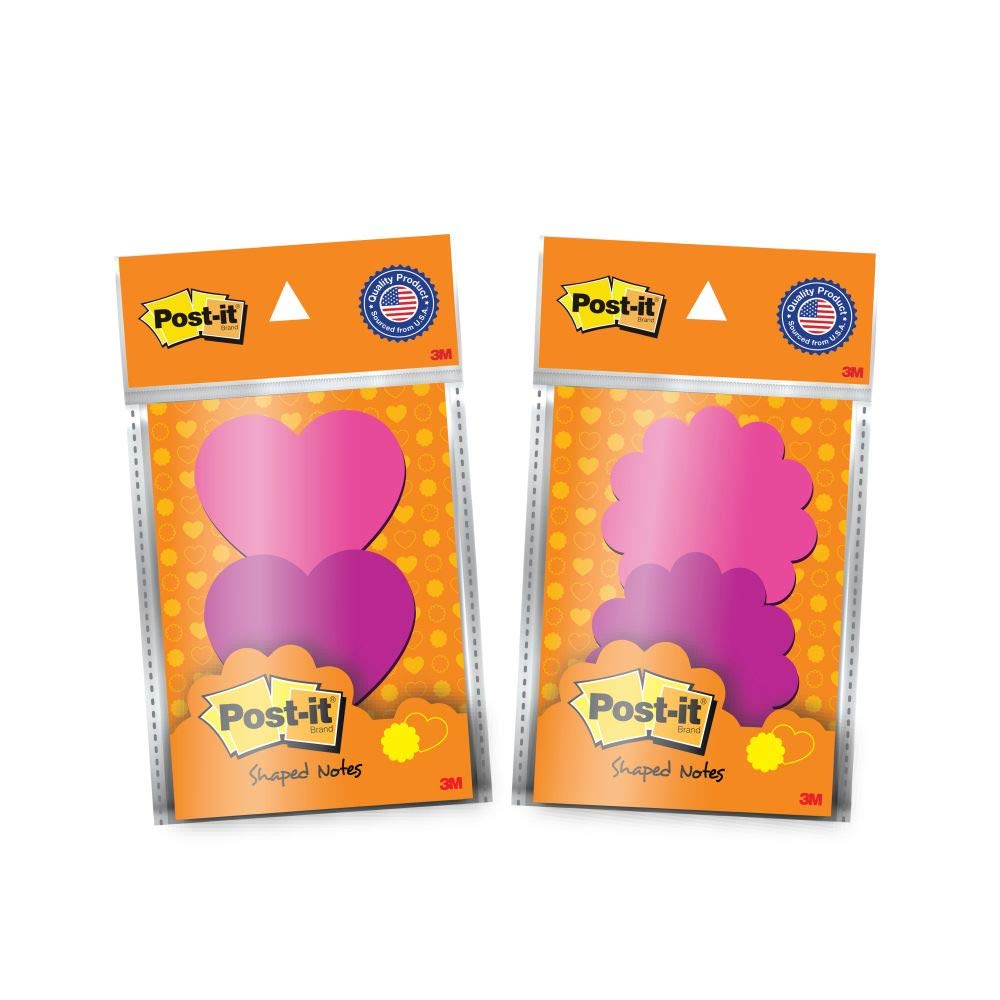 3M Post-it Shaped Notes - Pack of 2
