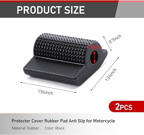 Miniatura 2 de 2 fundas para palanca de cambios de motocicleta, dispositivo de protección de engranajes de goma antideslizante que ahorra trabajo, protector de