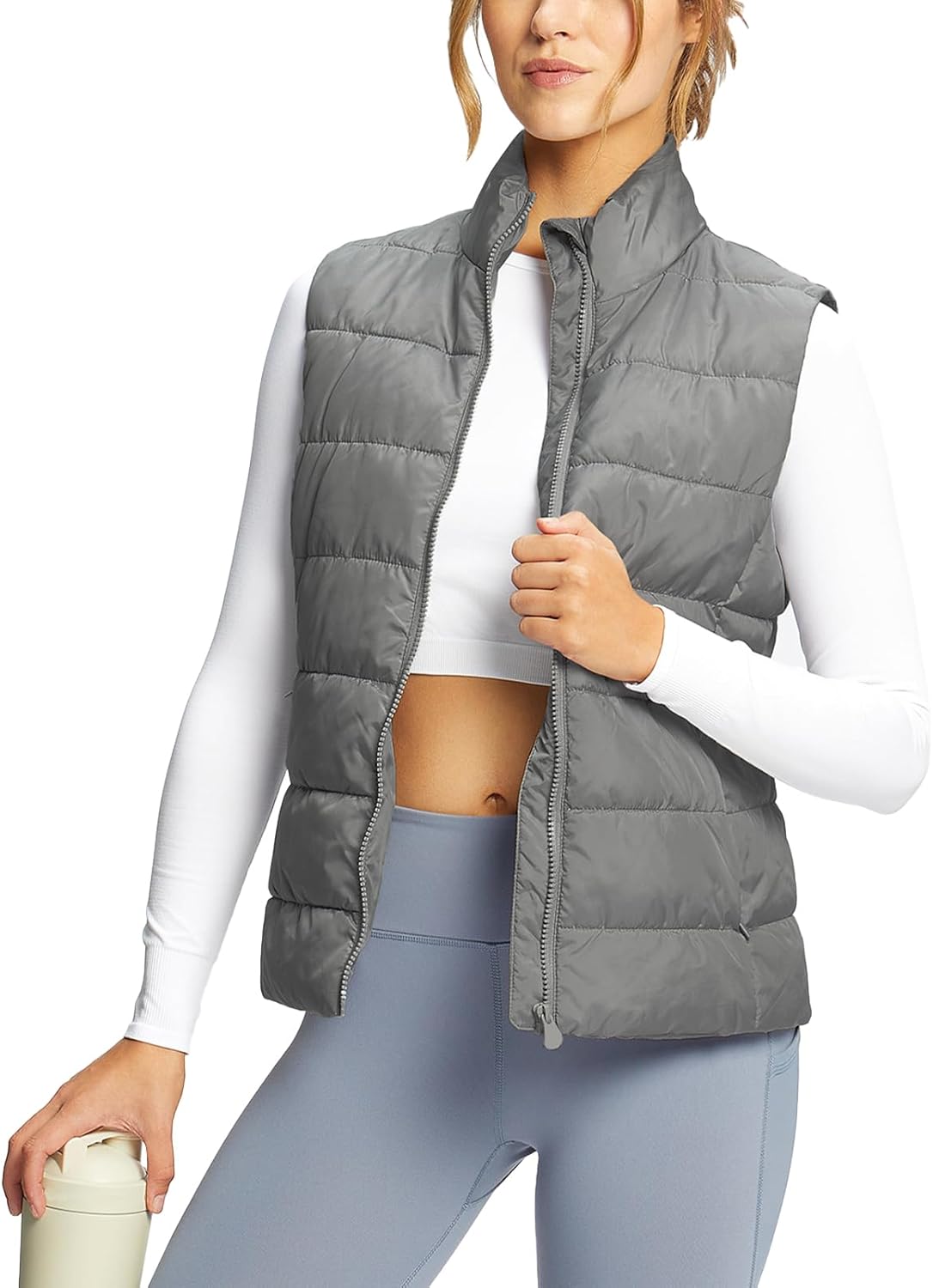 Women’s Puffer Vests Full Zip Quilted Sleeveless Puffy Jacket for Womens Water-Resistant Outdoor Cozy Sport Coat S-2XL Women’s Puffer Vests Full Zip Quilted Sleeveless Puffy Jacket for Womens Water-Resistant Outdoor Cozy Sport Coat S-2XL