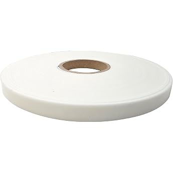 Ceramic Sealing Tape Fire Protection Tape Oven Tape Fireplace Tape Ceramic Fibre Fabric One Side Self-Adhesive Non-Flammable Heat-Resistant White 12 mm x 2 mm Length 10 m