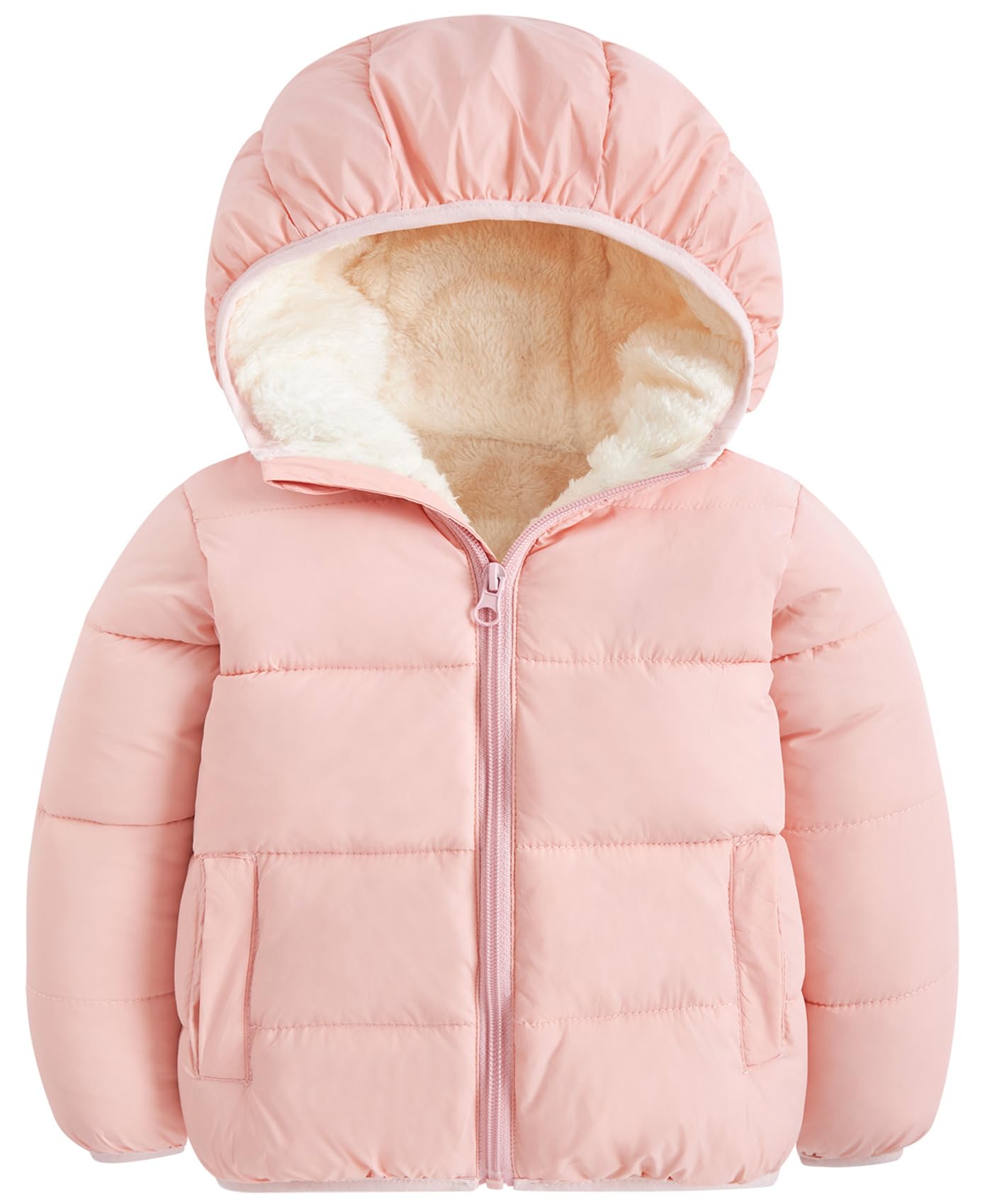 BFUSTYLE Toddler Winter Coats Fleece Thicken Jacket for Baby Girls Boy 1-5T