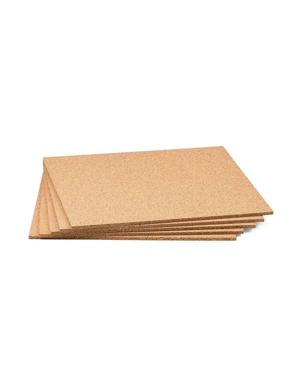 Cork Sheet With Adhesive 12" X 12" X 1/2" - 5 Pack
