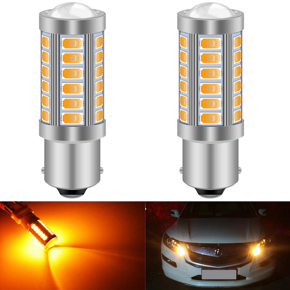 KATUR 2 szt. 1156 BA15S 1141 7056 5630 33-SMD bursztyn 900 lumenów super jasne LED kierunkowskaz hamulca stop żarówka żarówka 12 V 3,6 W