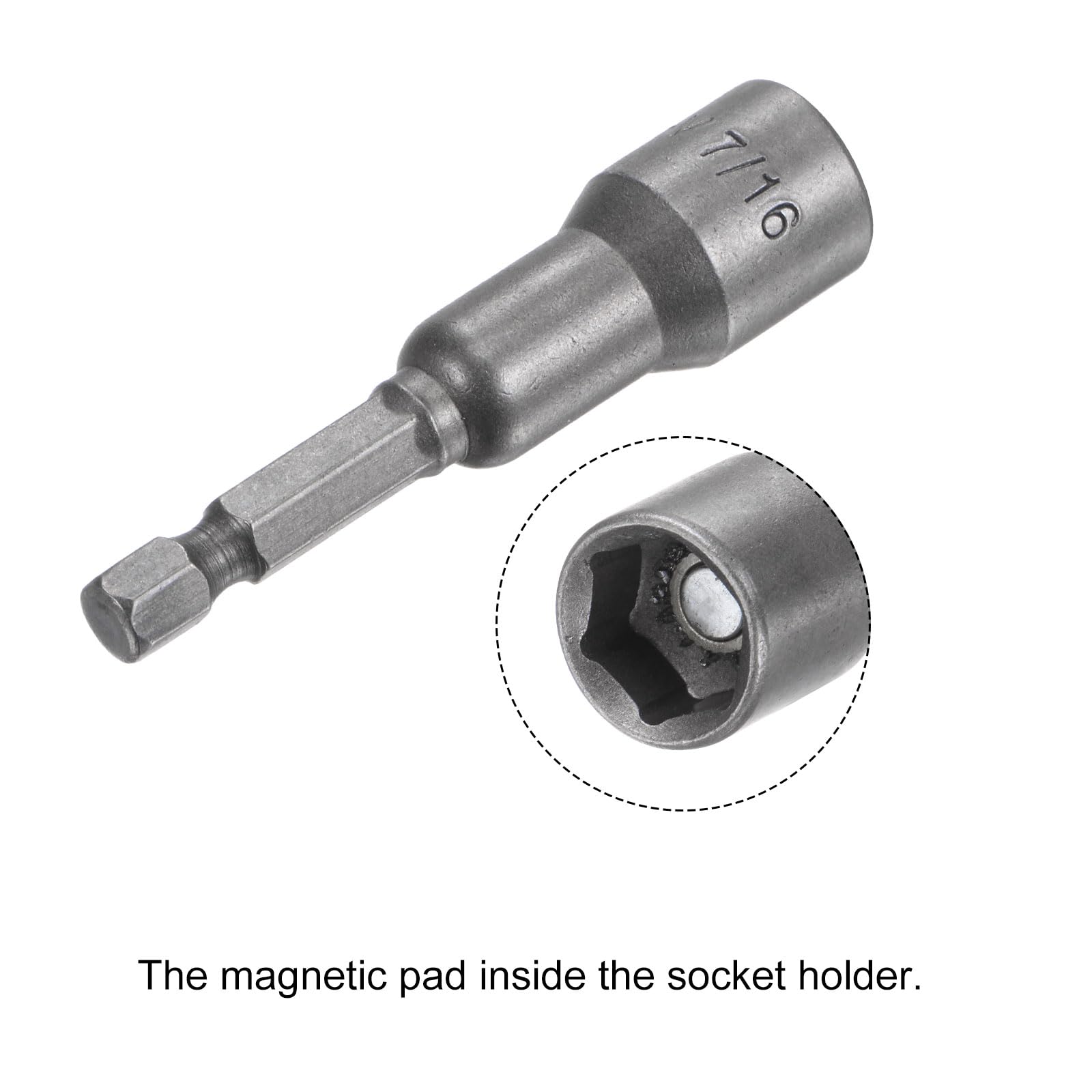 Amazon.com: uxcell Quick-Change Nut Driver Bit, 7/16