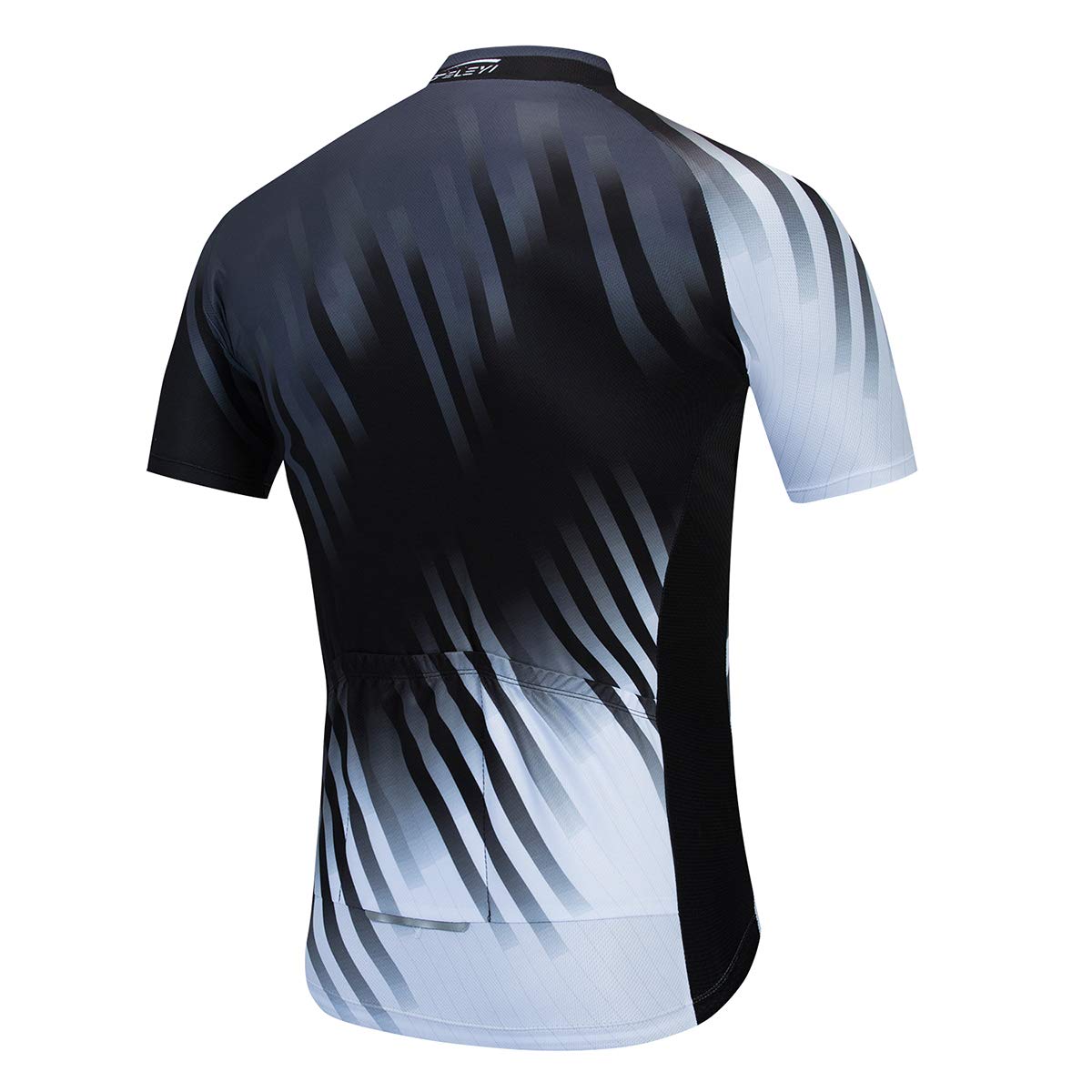 PSPORT Men's Cycling Jersey Short Sleeve Bike Shirts Breathable Bicycle Jerseys Road Cycling Tops Reflective CC64