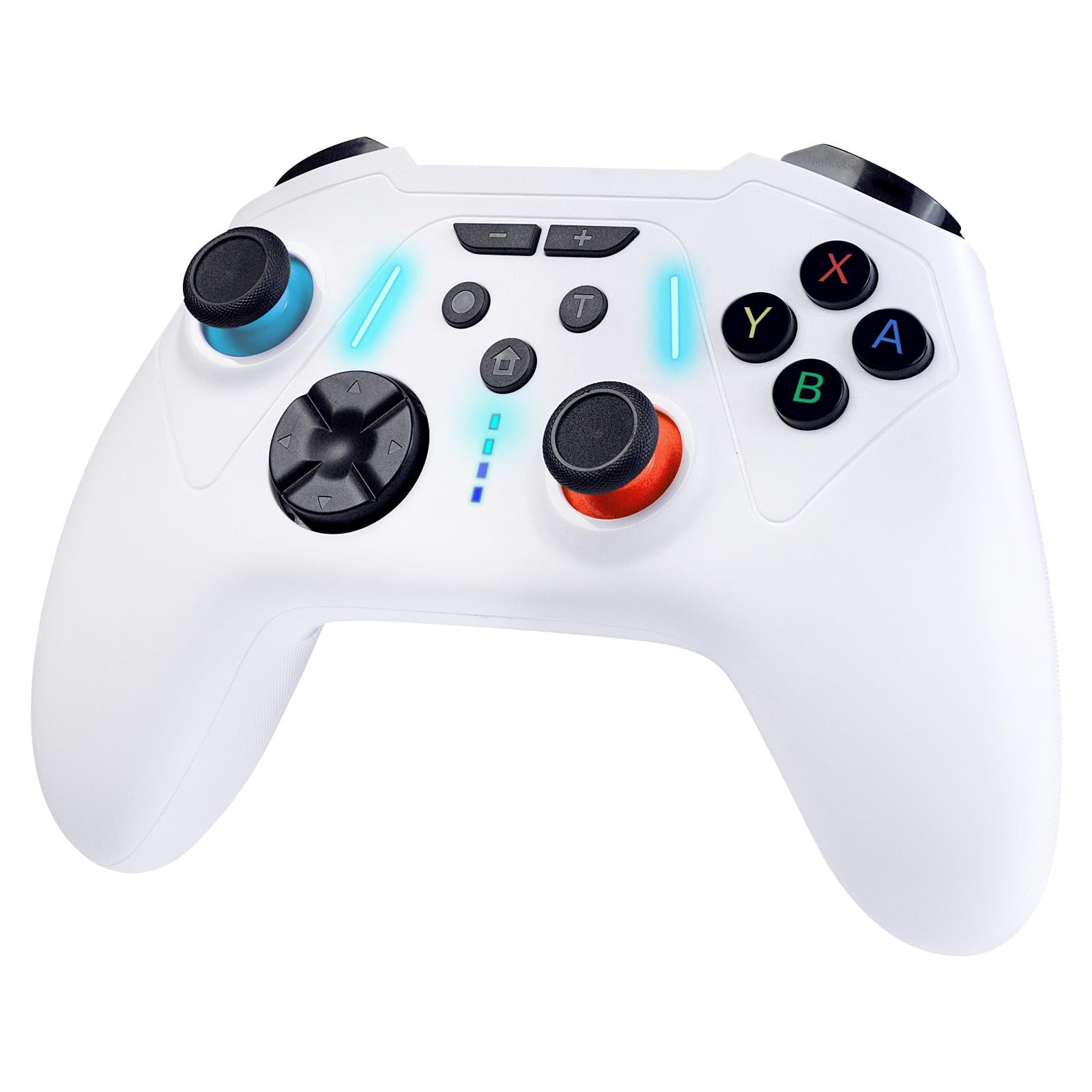 Controlador inalámbrico para Switch/Switch 2/Lite/OLED/PC, Controlador inalámbrico Switch Pro con vibración Dual/giroscopio de 6 Ejes/Turbo