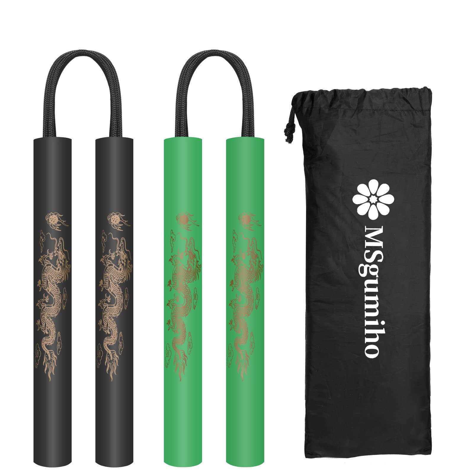 Nunchucks Cord Nunchakus Safe Foam Rubber Training Nunchucks with