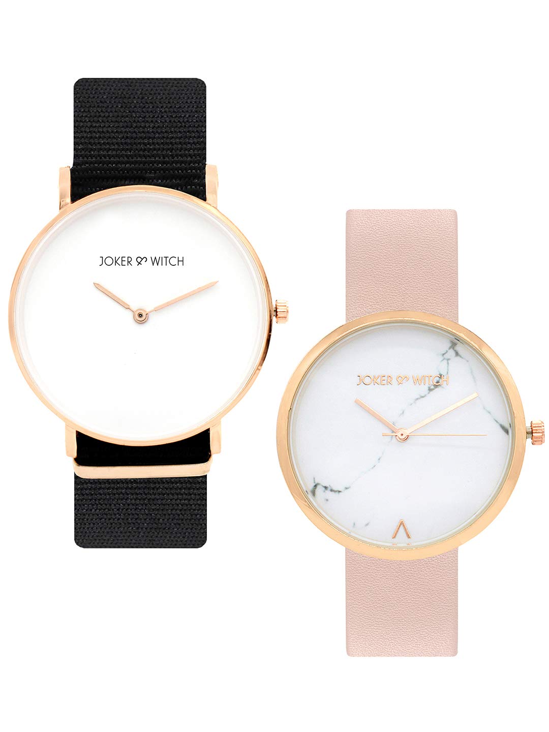 Joker & Witch Polyurethane Andy & April Couple Analog Watch Gift Set For Men And Women, White Dial, Pink Band (B08WRFSDXN) Amazon Price History, Amazon Price Tracker