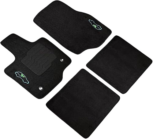 Miniatura 5 de ecoMats Alfombrillas de alfombra personalizadas para Ford F150 de 2015 a 2021 con almohadilla antideslizante para el talón y cerraduras de