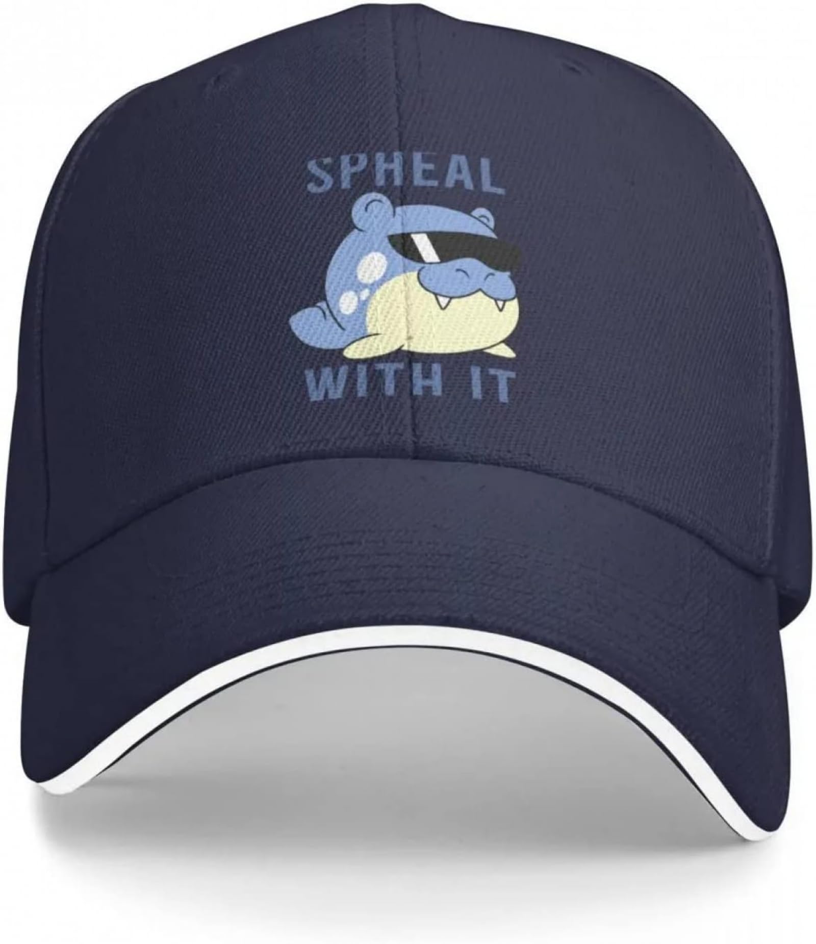 Caphatmc Unisex Color Baseball Cap Hiphop Sun Hat Spheal With It Baseball Cap Big Size Hat Hats Golf Wear Thermal Visor Hat For Women Men's