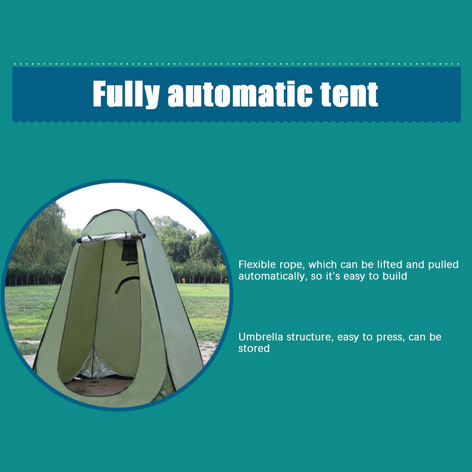 Pop-up Toilettenzelt Umkleidezelt, Tragbar Camping Dusche Zelt, Mobile Umkleidekabine Lagerzelt mit Tragetasche für Camping, Dusche, Umkleidezimmer, Privatsphäre