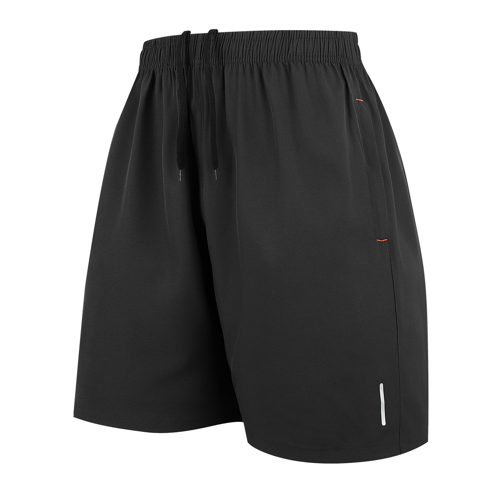 Running Shorts for Men Plus Size Breathable Mesh Gym Workout Shorts Baggy Hiking Exercise Athletic Pants with Pockets