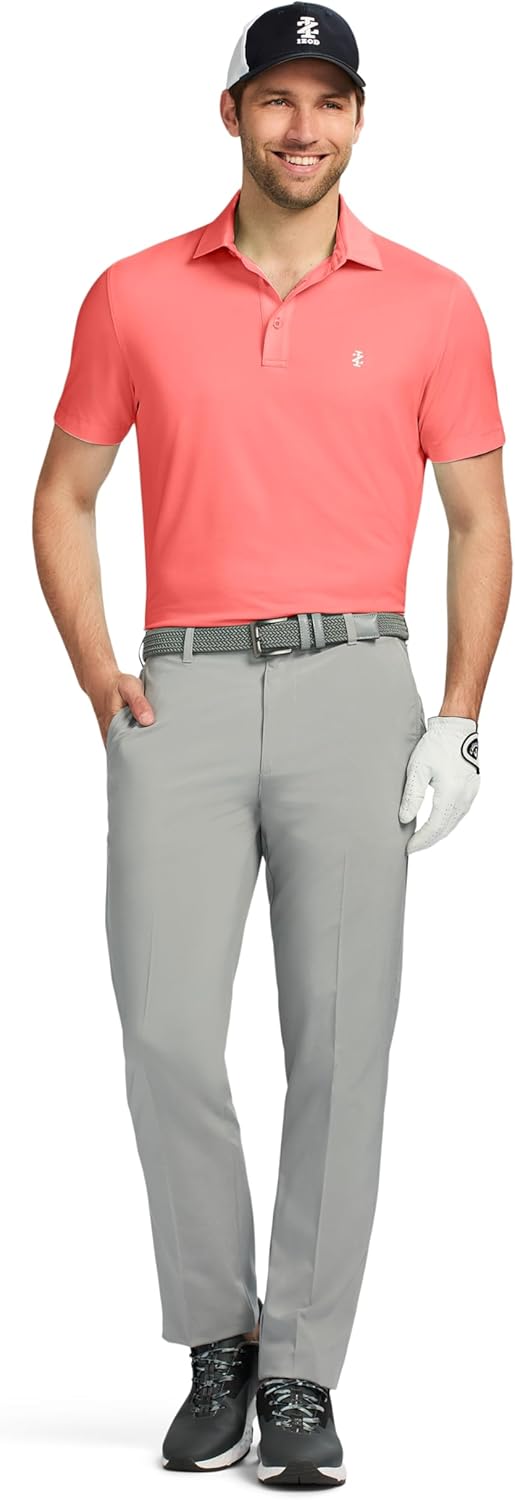 Izod Mens Swingflex Performance Mesh Polo - Image 3