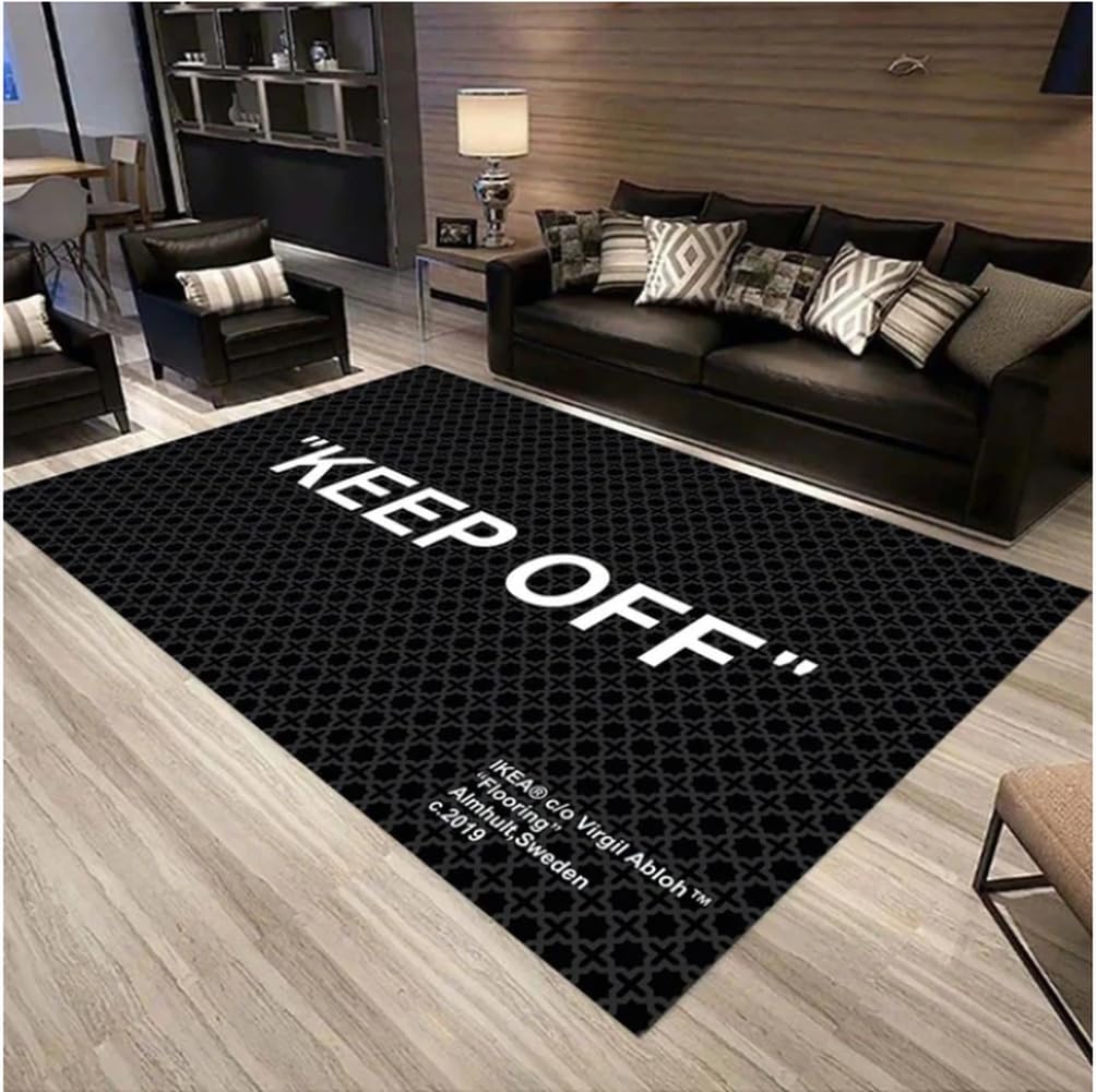 Tapis à motifs gris moderne de qualité supérieure pour décorer le salon
